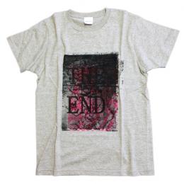 TAKASHI NEMOTO  "THE END"  T-shirt (Gray)
