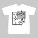 KOSUKE KAWAMURA T-shirt  (Black/White)